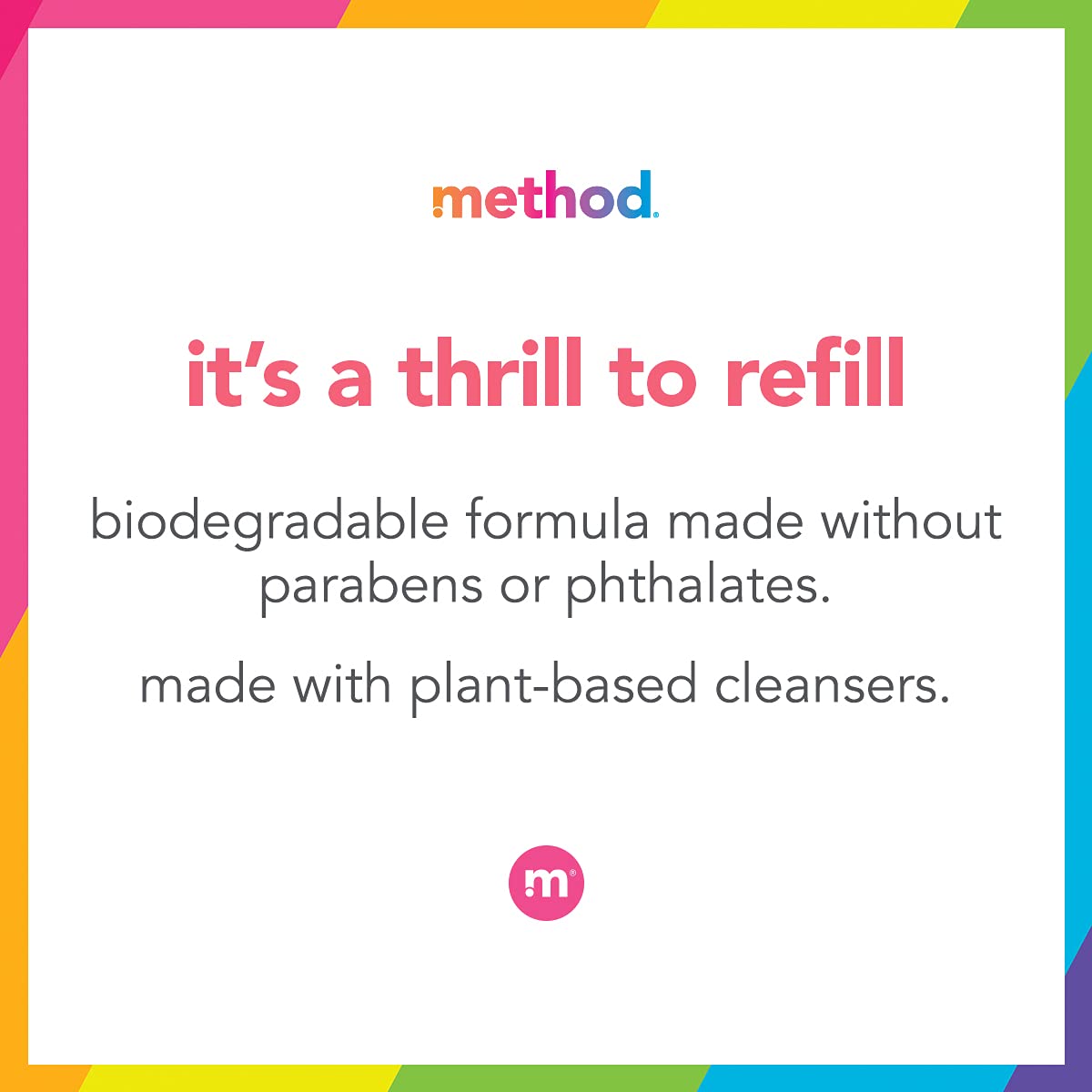 Method Foaming Hand Wash Refill Pouch, Sea Minerals, 28oz, 3pk