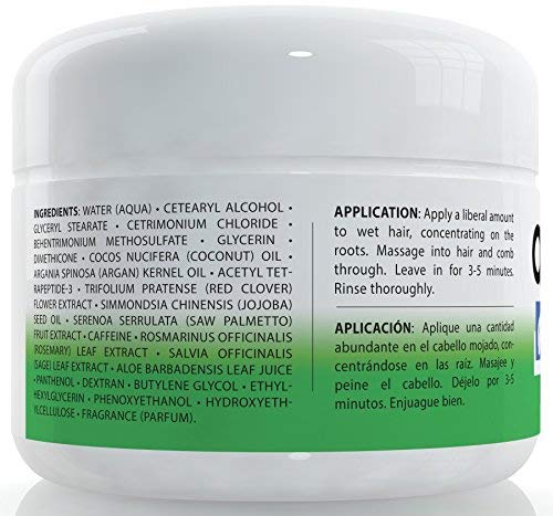 Amplixin Hydrating Deep Conditioner Masque With Coconut & Argan Oil For Dry & Damaged Hair - 8oz