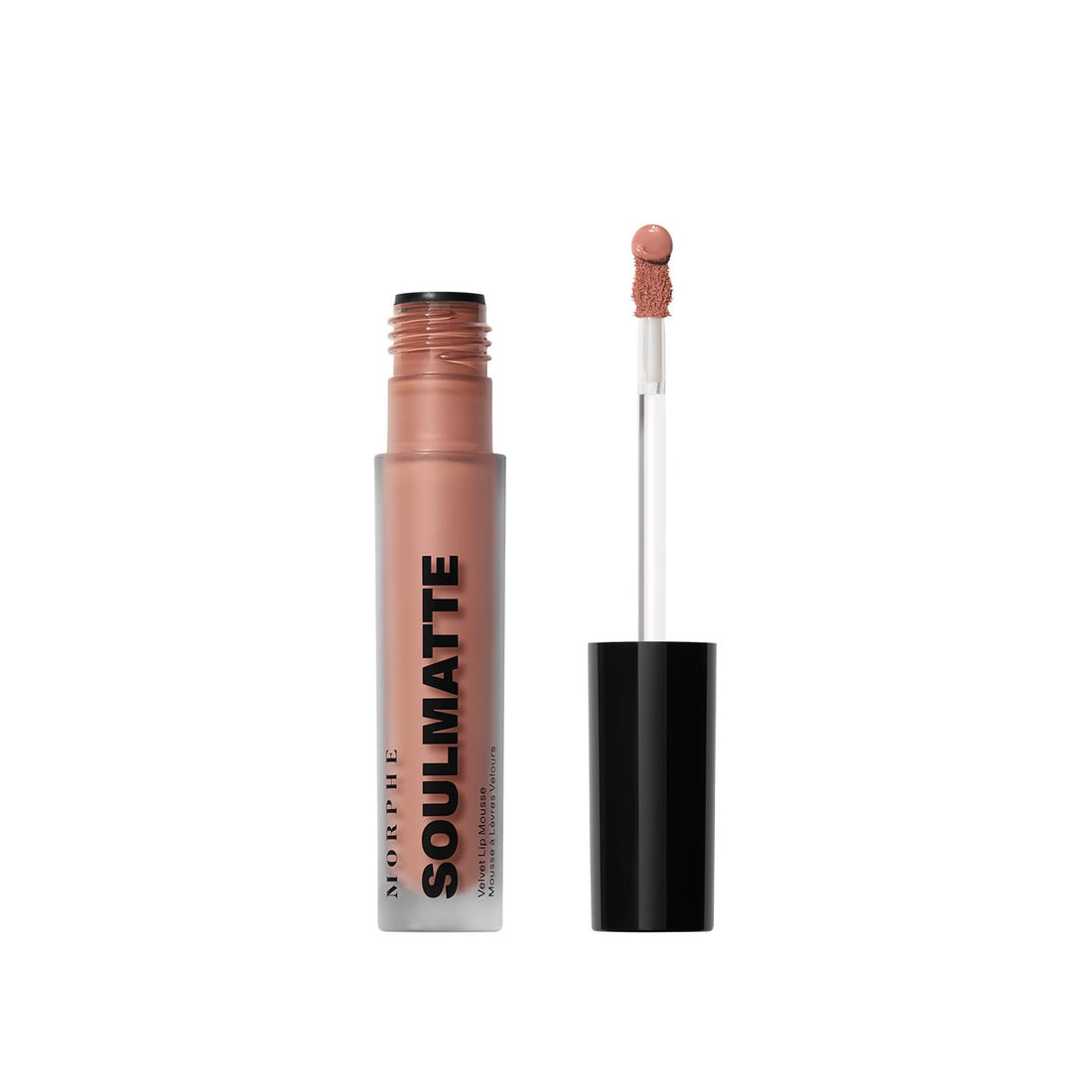 Morphe Soulmatte Velvet Lip Mousse - Air-Whipped Matte Lipstick for Women with Vitamin E to Hydrate, Soften & Smooth - Provides Long Lasting & Velvety Formula - Honey (0.13 Fl Oz)