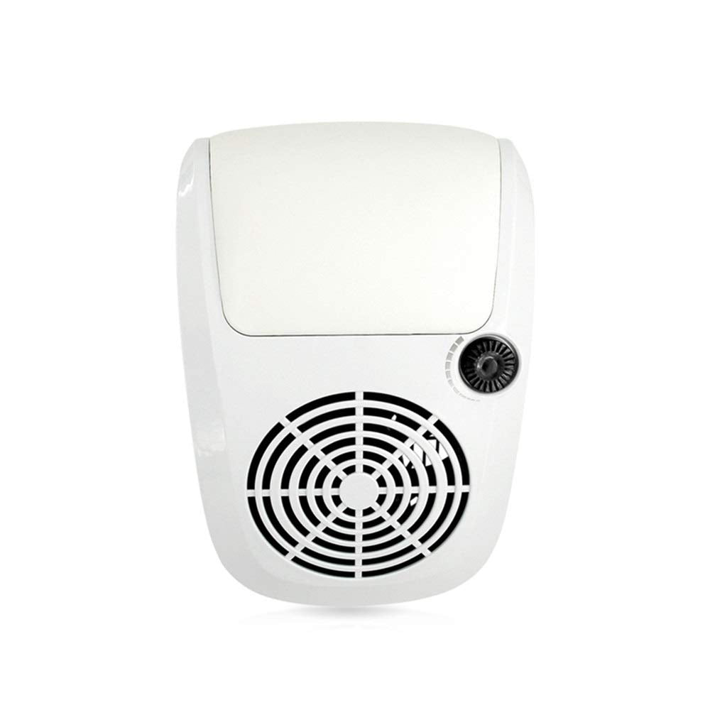 KADS Adjustable Nail Dust Collector Suction Fan with 2 Dust Collecting Bags, Powerful Nail Vacuum Cleaner Machine Manicure Tools, Practical Nail Art Salon Cleaning Equipment (110V)