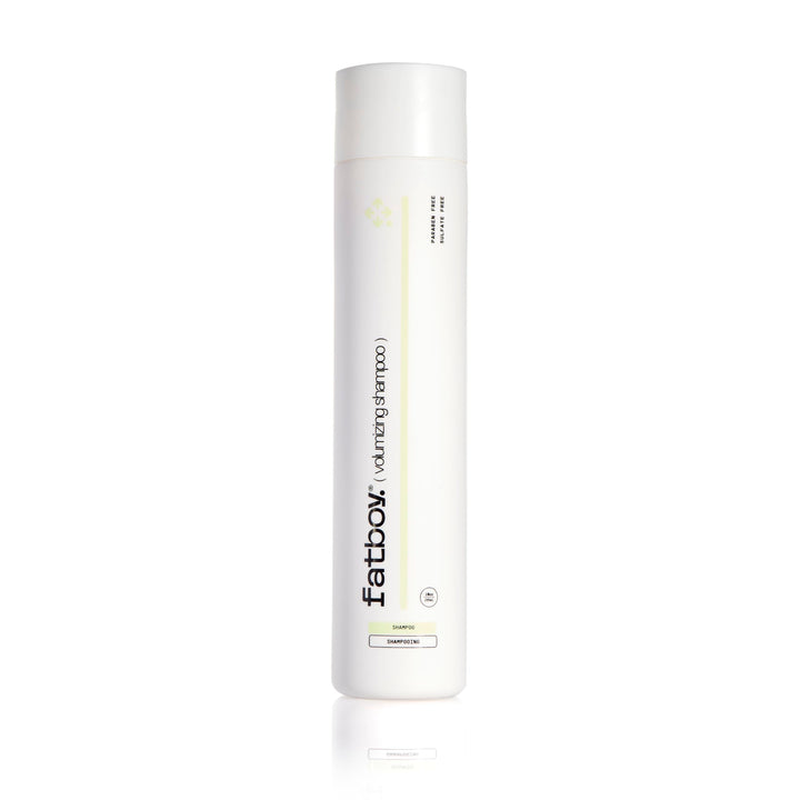 Fatboy Volumizing Shampoo for Thickening Support, Cleansing Hair Shampoo for Volume, Sweet Almond Oil, Wheat Protein for Shine & Moisture, Hair Care for All Hair Types, Paraben Free, Color Safe, 10 Oz