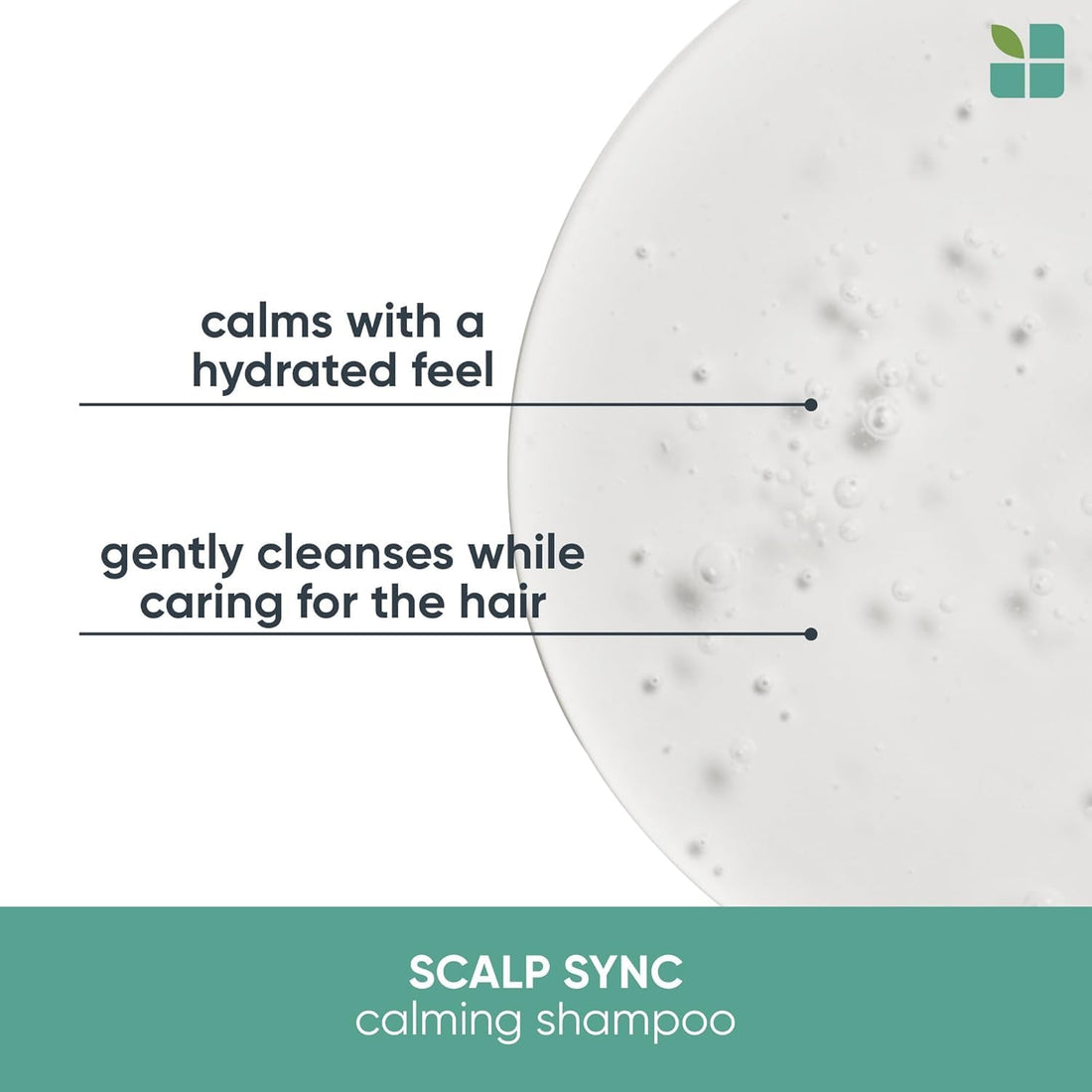 Biolage Scalp Sync Calming Shampoo - Gently Cleanses Dry & Sensitive Scalps, Hydrates & Soothes, Fermented Tea Blend & Glycolic Acid, Vegan & Paraben-Free, 13.5 Fl Oz, Packaging May Vary