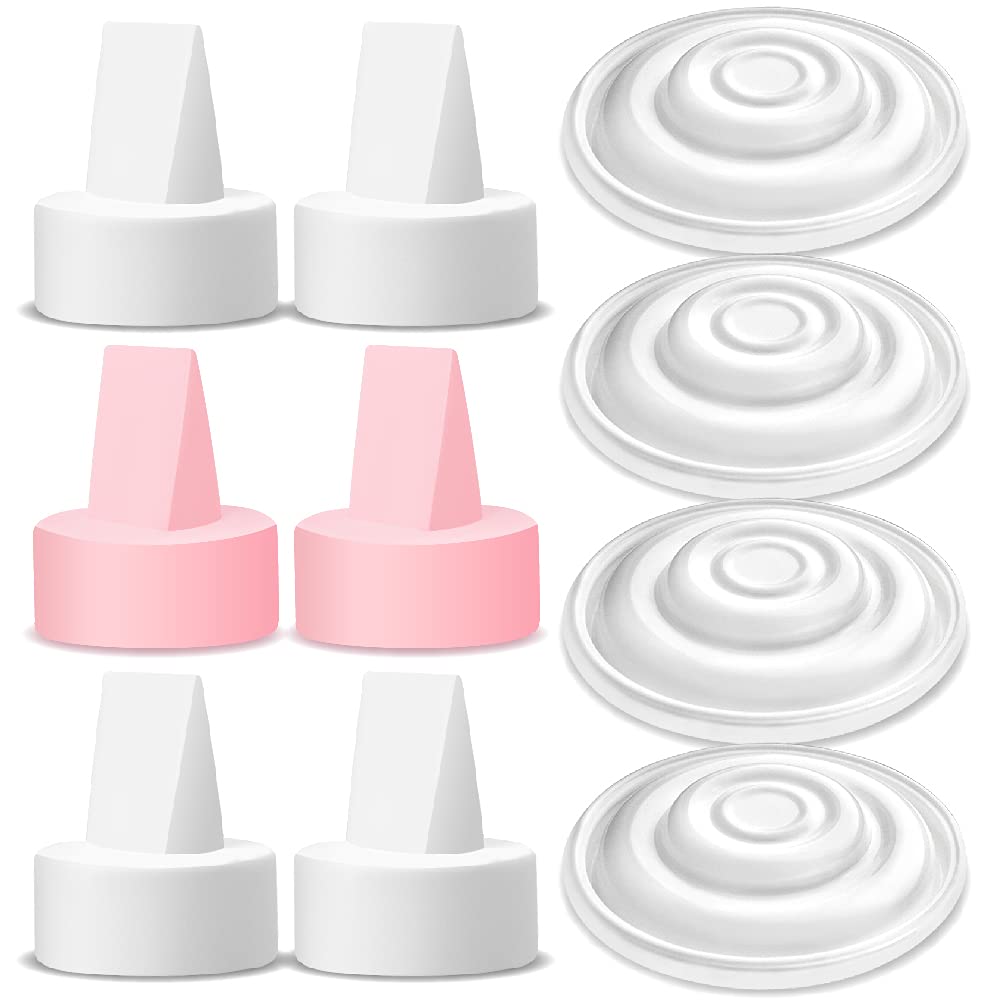 Maymom Pump Parts Compatible with Spectra S1 Spectra S2 Spectra Incl Duckbill Valve Replace Spectra Duckbill Valve Spectra S2 Replacement Parts Not Original Spectra Pump Parts (6 Duckbill 4 Membrane)