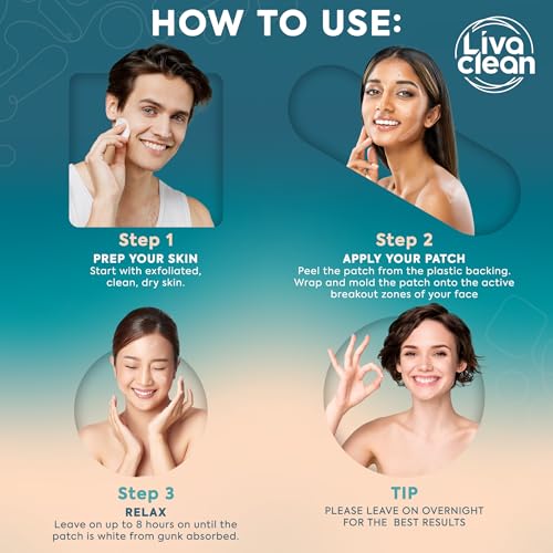 LivaClean 272 CT Pimple Patches Variety Pack w/Tea Tree Oil, Salicylic Acid & Calendula Oil - Pimple Patches Large, Large Acne Dressing for Face Acne Patch XL, Hydrocolloid Patch