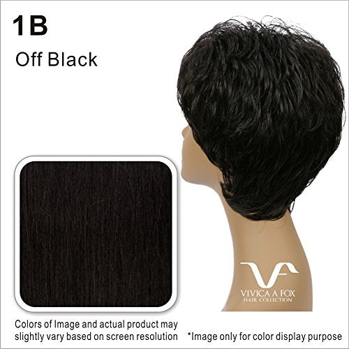 Vivica A. Fox AMY-V Synthetic Fiber, PS Cap Wig in Color 1B