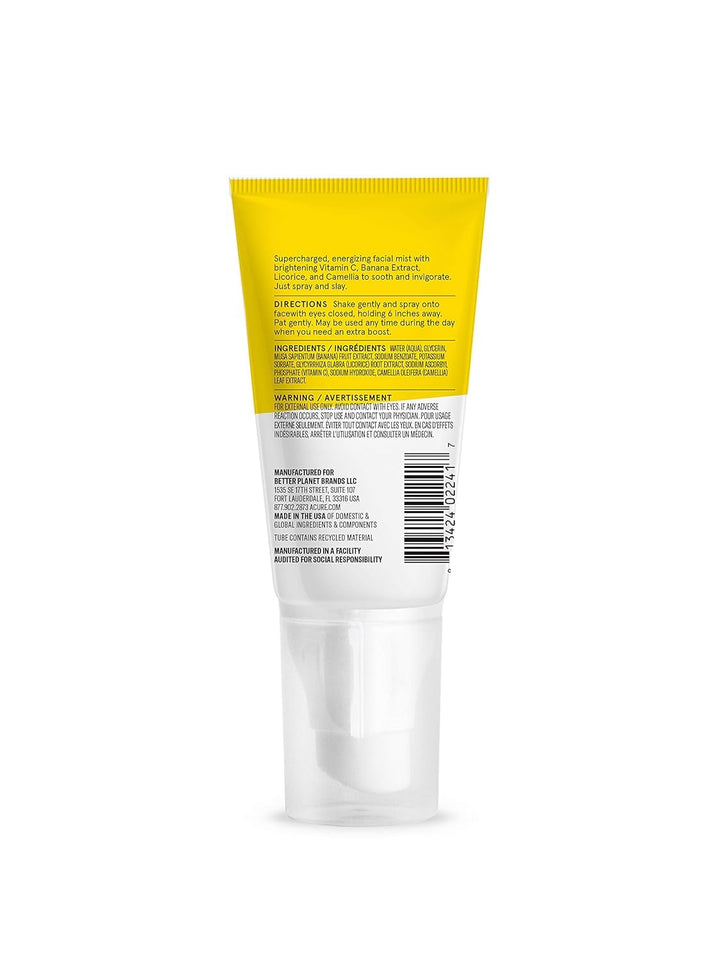 ACURE Brightening Vitamin C Superfine Mist | 100% Vegan | For A Brighter Appearance | Banana Extract & Camellia | All Skin Types | 2 Fl Oz