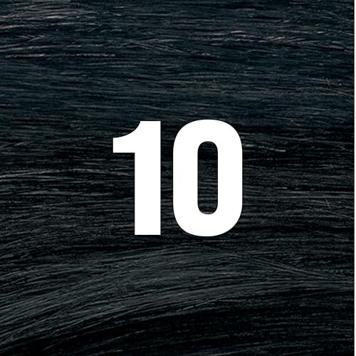 Revlon ColorSilk with Bond Repair Complex, Black Permanent Hair Color, 100% Gray Coverage, Ammonia Free Hair Dye, Vegan Keratin, 10 Black (Pack of 3)