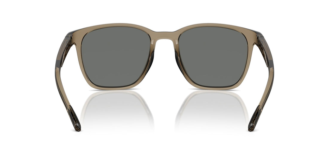 Native Eyewear Targhee Square Sunglasses, Smokey Quartz/Silver Mirrored Polarized, 54 mm