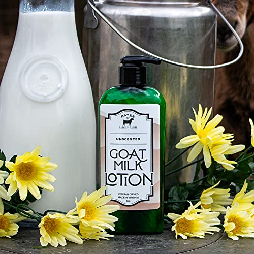 Bates Family Farm Goat Milk and Shea Butter Lotion 8 Oz (Unscented)
