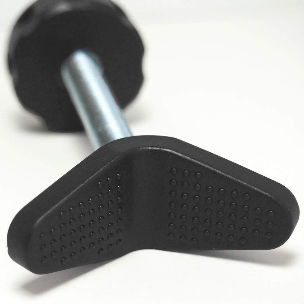 Baby Gate Guru Extra Long M10 (10mm) Stair Banister Adapter Y-Spindle Rods 2 Pack for Pressure Mounted Baby and Pet Safety Gates (10mm, Black)