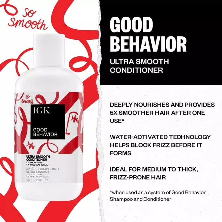 IGK Good Behavior Ultra Smooth Conditioner
