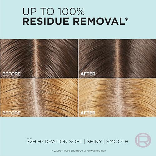 L'OREAL PARIS Elvive Hyaluron + Pure Oil Erasing Scalp Serum with Salicylic Acid For Oily Hair, 3.45 Fl Oz