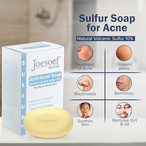 JOESOEF SKIN CARE Sulfur Soap with Salicylic Acid for Acne