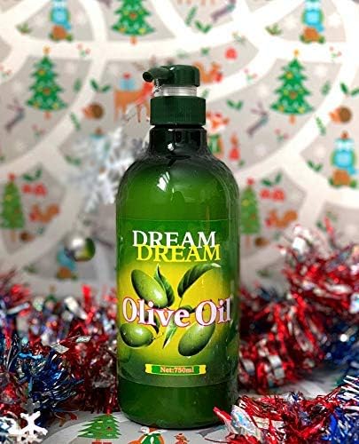Dream Olive Oil Lotion for Body, Hands and Feet; Creates Smooth, Non-Greasy, Delectable, Calming, Emollient Long Lasting Smell for Dry Skin; Popular Use in Nail Salons & Spas - 750ml