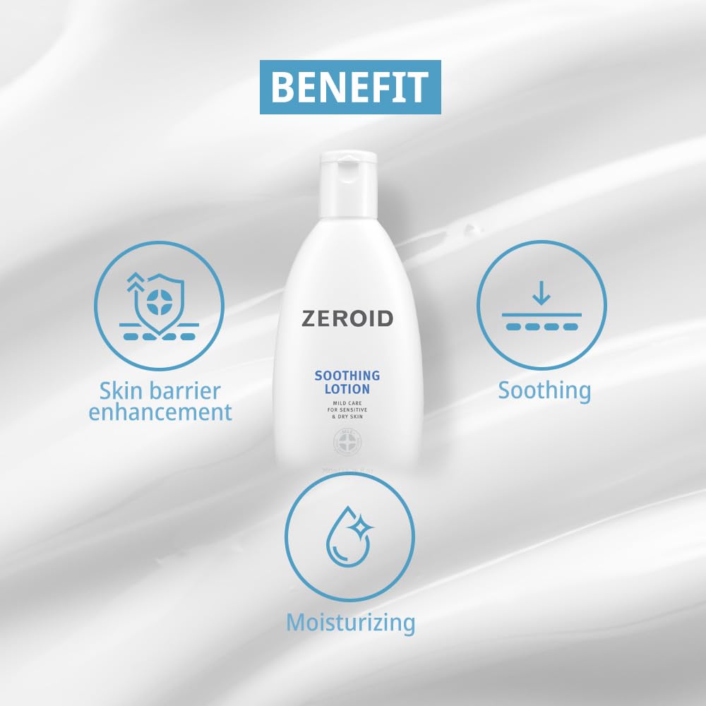 Zeroid Soothing Lotion 6.76 Fl.oz / 200ml