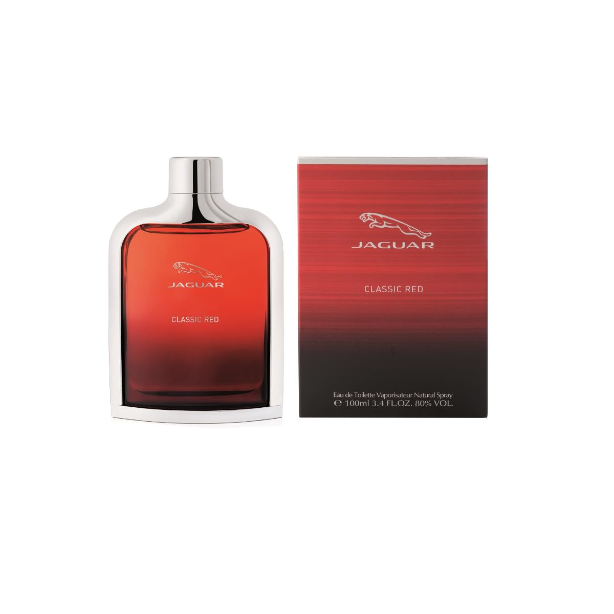 JAGUAR Classic Red Fruity Eau De Toilette - 100 Ml (For Men)