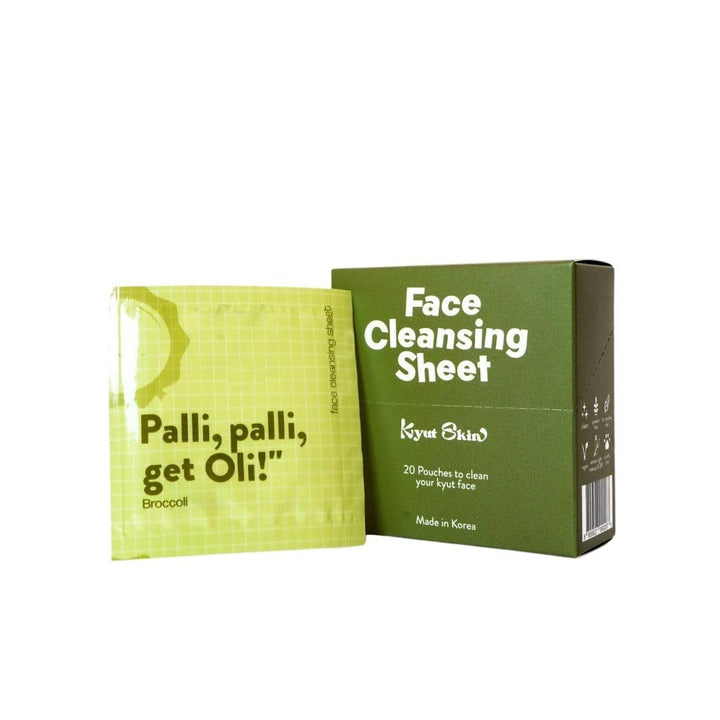 Kyut Skin Oli Facial Paper Soap, Cleansing Melts Face Cleanser | Water-Activated Face Wash to Remove SPF and Light Makeup | Natural Dry Sheet - Travel Size, Compact & Easy - 20pcs