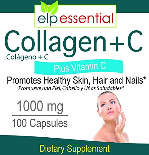 Collagen + C Type Collagen Plus Vitamin C, 100 Capsules 1000mg