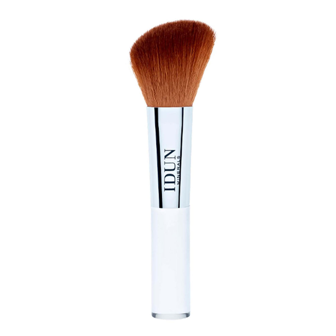 IDUN Minerals Blush/Bronzer Angled Brush - Highlight, Sculpt, Contour For A Smooth & Flawless Finish - Premium Quality Synthetic Taklon Bristles - 100% Vegan, Hypoallergenic, Cruelty Free - No Shed