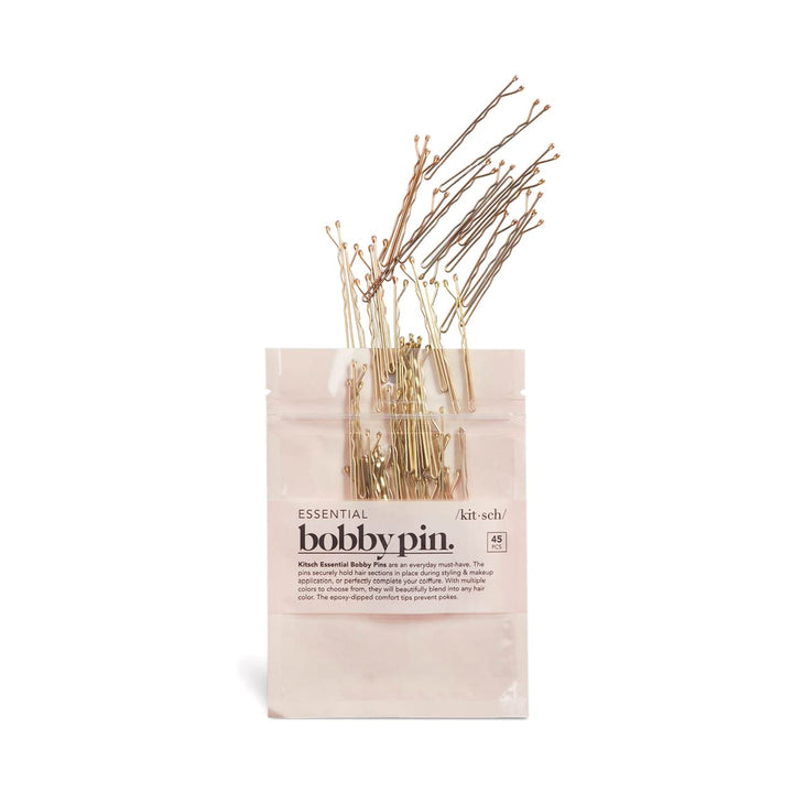 Kitsch Pro Essential Bobby Pin Set, 45 Count (Blonde)