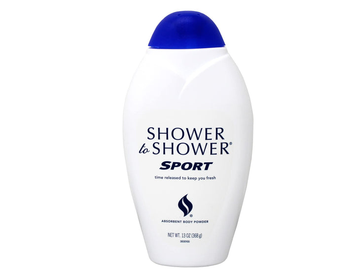 Shower To Shower Absorbent Body Powder-Sport-13 oz (Quantity of 6)
