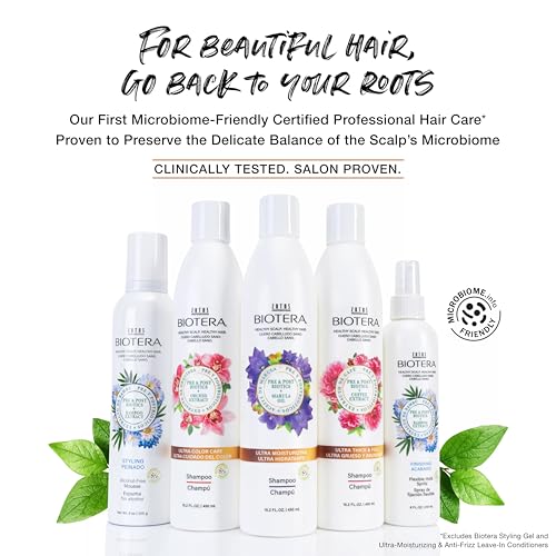 Biotera Anti Frizz Smoothing Conditioner | Frizzy or Unruly Hair | Microbiome Friendly | Vegan & Animal Test Free | Paraben Free | Color-Safe | 32 Fl Oz