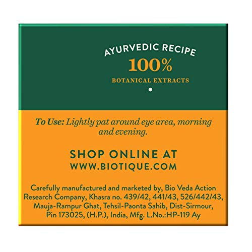 Biotique Almond Under Eye Cream For Dark Circles & Puffiness 16 g