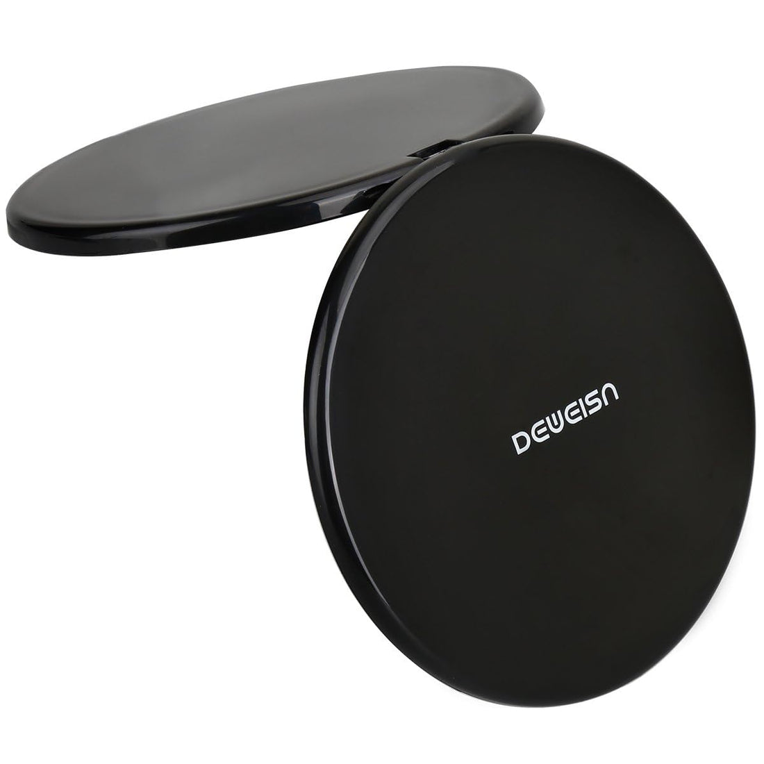 deweisn Magnifying Compact Cosmetic Mirror Elegant Pocket Handheld Makeup Mirror with Powerful 10x Magnification and 1x True View Mirror for Travel or Your Purse
