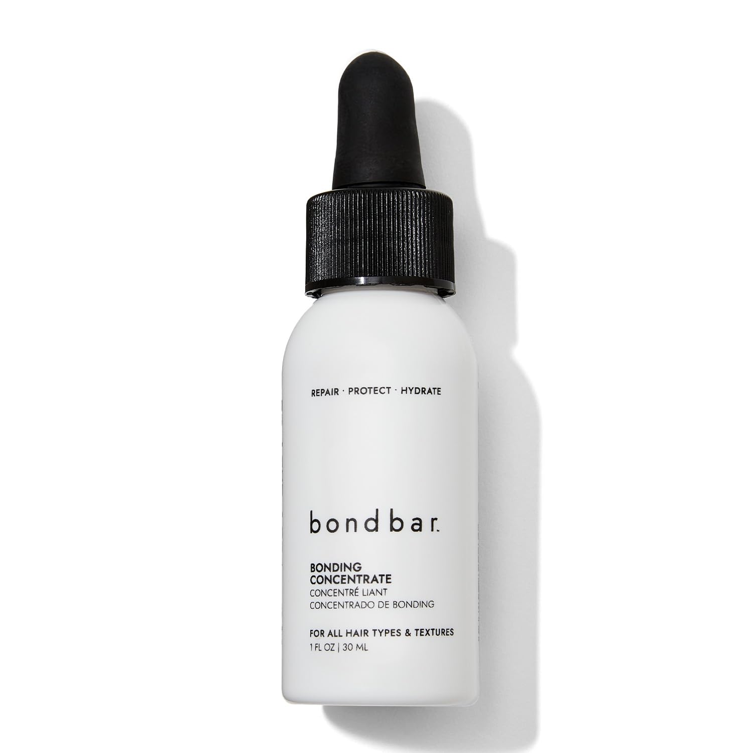 Bondbar Bonding Concentrate, Visibly Increases Shine and Minimizes Flyaways, Heat Protectant up to 450 Degrees, Repairs, Vegan, CrueltyFree, 1 Fl. Oz.