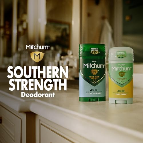 Mitchum Women’s Antiperspirant Deodorant, Roll-On Applicator, Powder Fresh Scent, 48HR Sweat & Odor Protection, Quick-Drying, Dermatologist Tested, 1.7 oz