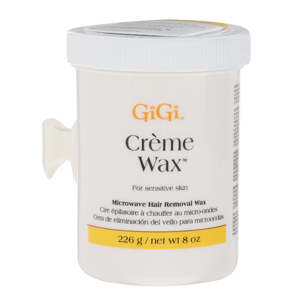 Gigi Creme Wax Microwave Formula, 8 Ounce(Packaging may vary)