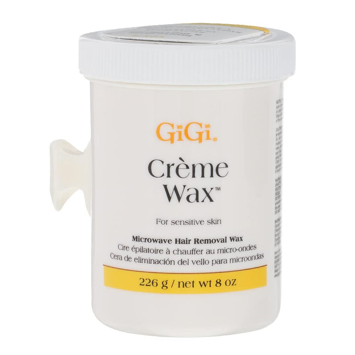 Gigi Creme Wax Microwave Formula, 8 Ounce(Packaging may vary)