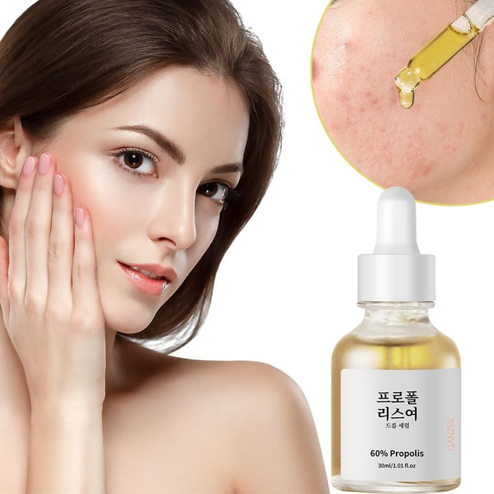 60% Propolis Moisturizing Face Serum - Nicotinamide Serum - Korean Serum Serum to Balance Oil, Moisturize And Smooth Skin