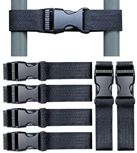 Vukgahao Cabinet Locks,Childproof Refrigerator Child Safety Locks for Double Door Fridge,Kitchen Storage Doors (Black, 14)