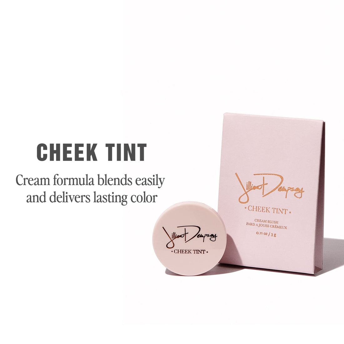 Jillian Dempsey Cheek Tint - Multi-Use Natural Blush for Cheeks & Lips, Vegan, Cruelty-Free & Organic