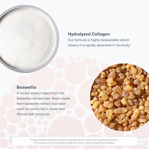 Youtheory Joint Collagen Advanced - Supplement for Bone & Joint Health - Vitamins for Women & Men - with Boswellia Extract, Turmeric & Quercetin - 120 Tablets