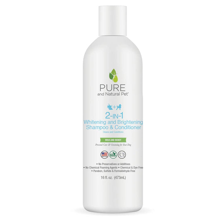 Pure and Natural Pet 2-in-1 Whitening & Brightening Shampoo & Conditioner