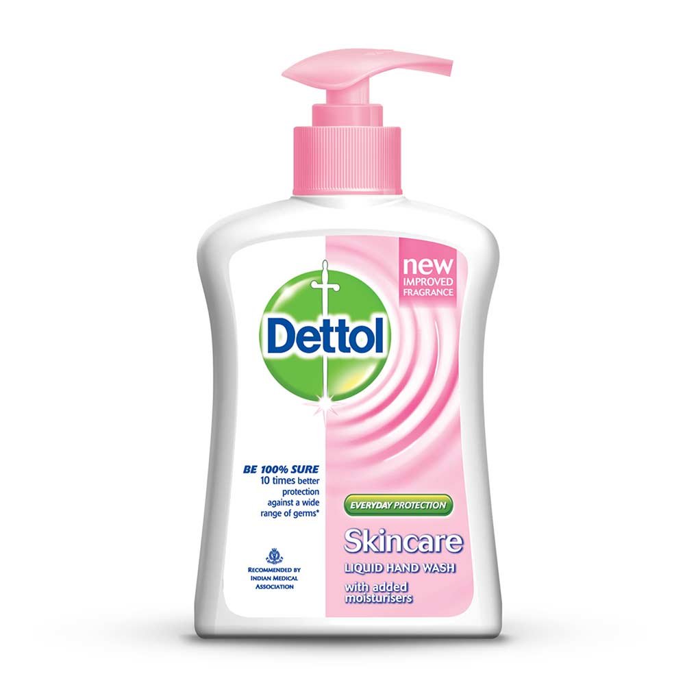 Dettol Liquid Soap Pump Skincare 215 ml