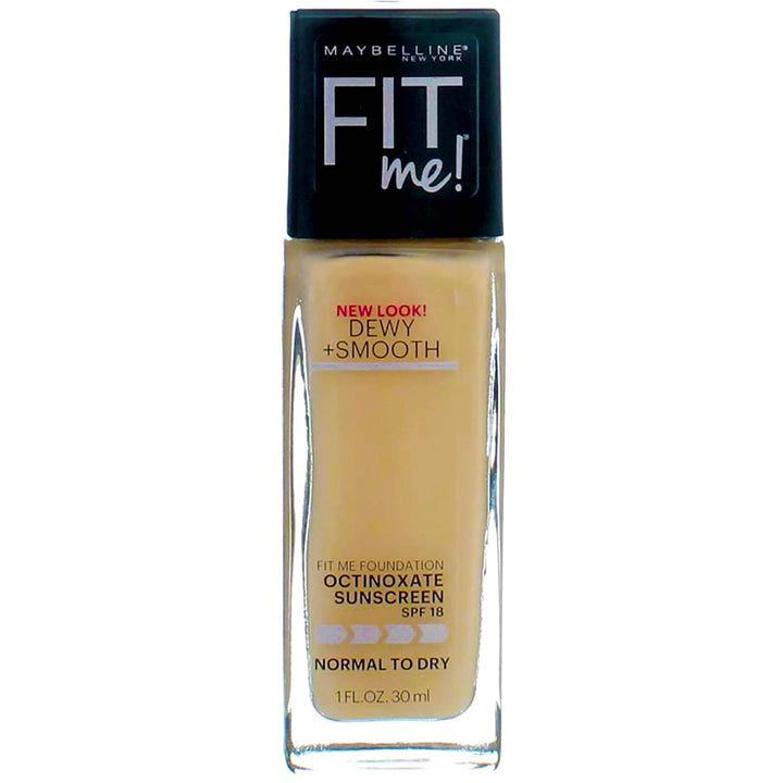 Maybelline New York Fit Me! Foundation, Ivory [115], SPF 18, 1 oz (Pack of 2)