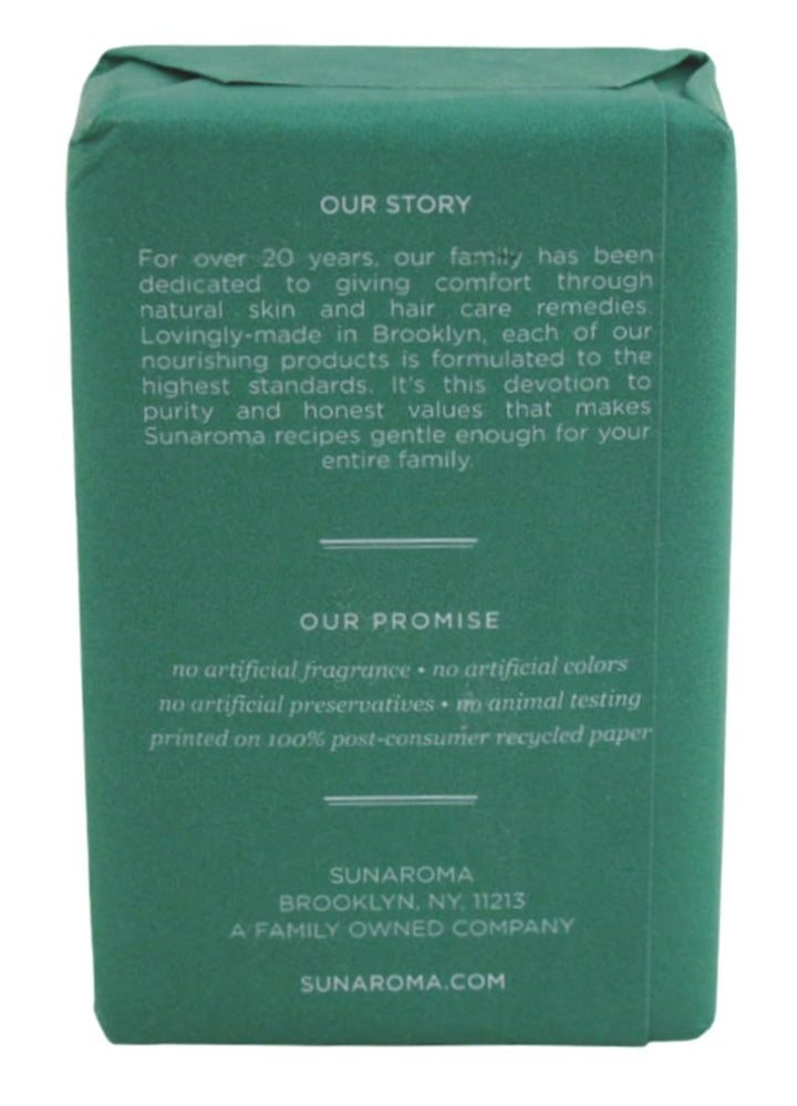 Sunaroma Soap Bar Eucalyptus With Tea Tree + Ginger 8 Ounce (6 Pack)