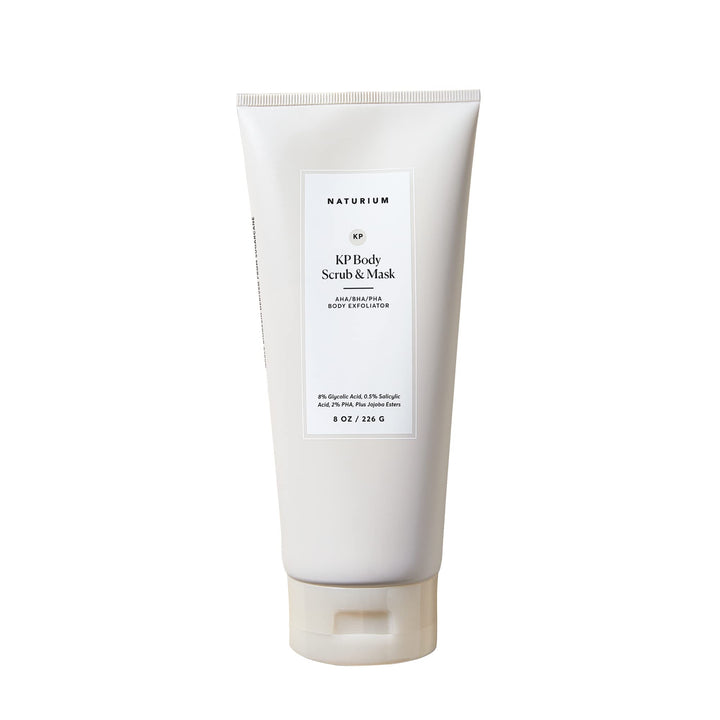 Naturium KP Body Scrub & Mask for Keratosis Pilaris, Bump Eraser Shower Scrub & Exfoliator for Skin, 8 oz