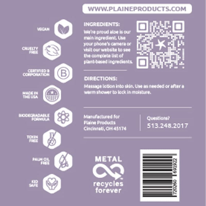 Eco-Friendly Body Lotion - Citrus Lavender - Sensitive Skin, 16 oz (Refillable Bottle with Pump)