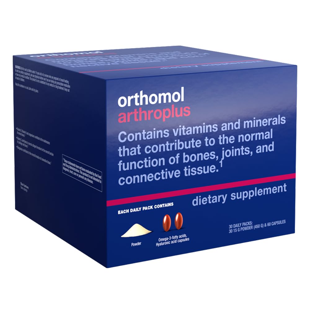 Orthomol Arthroplus, 30-Day Supply, Advanced Bone & Joint Health Supplement with Collagen, Glucosamine & Chondroitin, Advanced Version of Orthomol Osteo