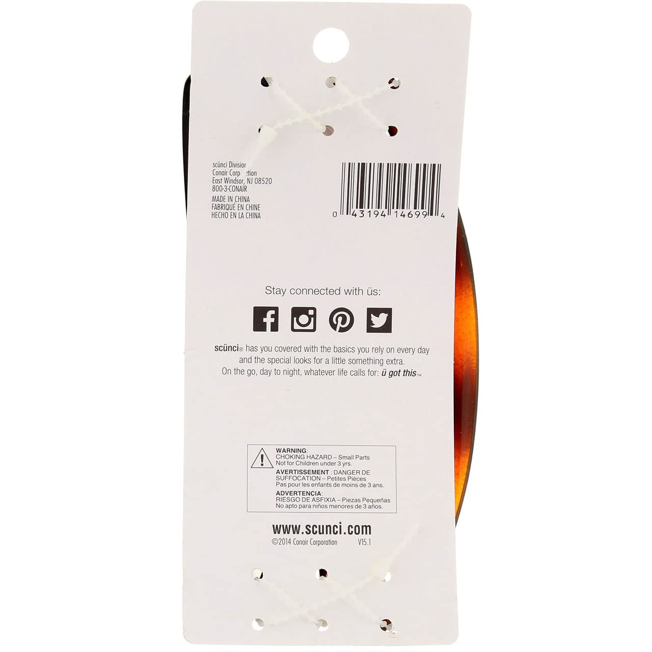 Scunci Effortless Beauty, Banana Barrettes by Scunci