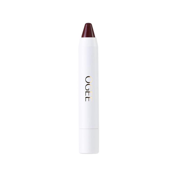 Ogee Sculpted Tinted Lip Oil - Organic & Natural Lip Primer, Moisturizer & Treatment Balm - Dahlia (Burgundy Wine Color)