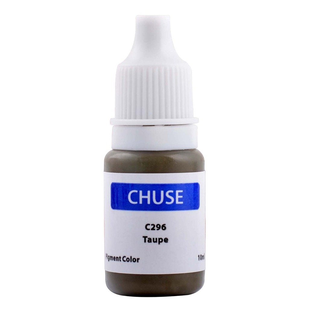 CHUSE C296, 10ml, Taupe, Passed SGS,DermaTest Micro Pigment Cosmetic Color Permanent Makeup Tattoo Ink
