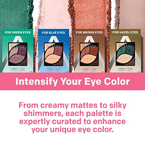 Almay Eyeshadow Palette, Longlasting Eye Makeup, Primer Enriched with Antioxidant Vitamin E, Hypoallergenic, 010 Brown Eyes, 0.1 Oz