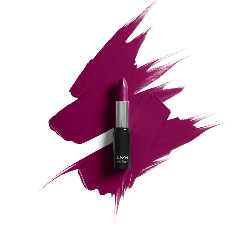 NYX PROFESSIONAL MAKEUP Shout Loud Satin Lipstick, Infused With Shea Butter - Dirty Talk (Bright Berry)