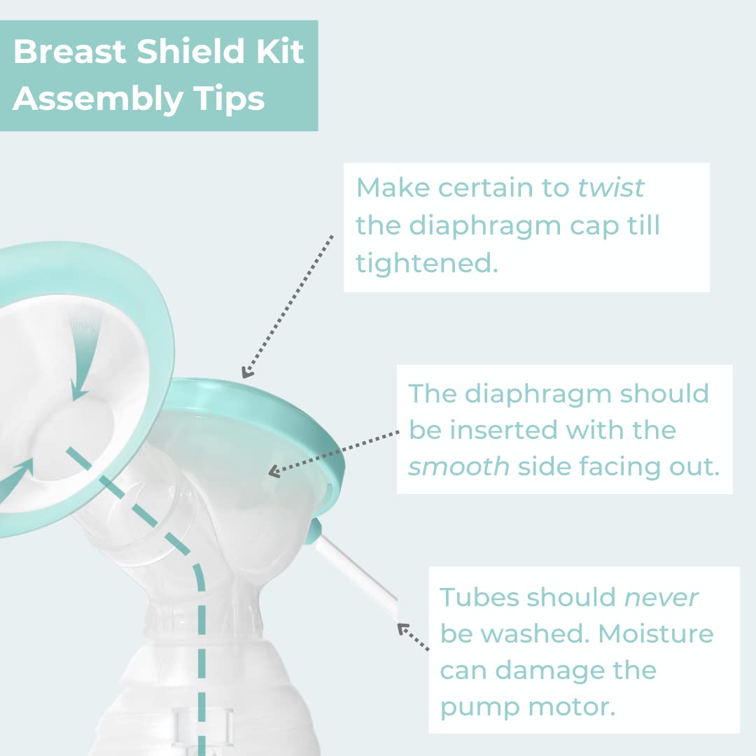 Zomee Flex Breast Nipple Shield Latch Assistance Inverted or Flat- Comfortable & Soft for Easy Pumping Use for Z1 Z2 Breast Pump (28 mm) 2 Pack