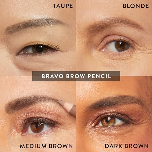 LAURA GELLER NEW YORK Bravo Brows Soft Pencil + Brush, Taupe